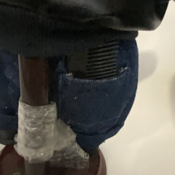 Tenderheart Teddy Bear Couple In 50s Style Leather Jacket Denim & Poodle Skirt - Picture 7 of 12